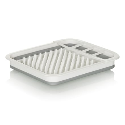 Afdruipwand/afdruiprek CLEAN SIL opvouwbaar, silicone grijs/wit hjh OFFICE