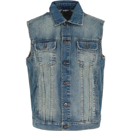 Urban Classics - Denim vest Mouwloos jacket - Spijker jas - S - Blauw