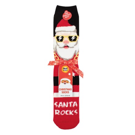 Mannen Fluffy Kerstsokken van Heat Holders Lite