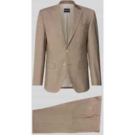 Slim fit pak van scheerwolmix