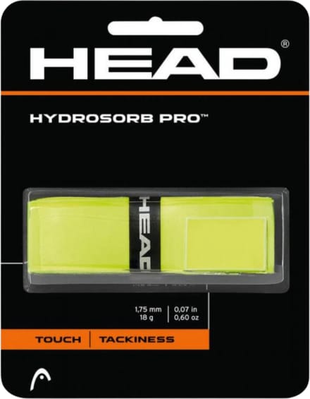Head Hydrosorb Pro - Replacement grip - Yellow - Padel/Tennis/Badminton/Sqaush