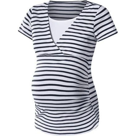 ESMARA Zwangerschapsshirt (Strepen/wit, XS (32/34))