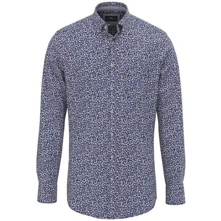 Fynch-Hatton Overhemd Allover Mini Fantasy Floral Pattern Perzik / male