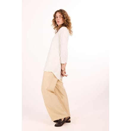 DIDI Dames Loose tee crew 3/4 sleeves Offwhite maat 48