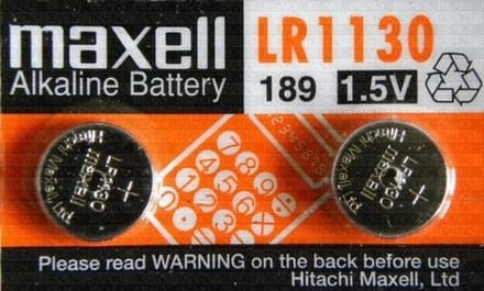 Alkalische batterij LR1130 - 1.5V Knoopcel