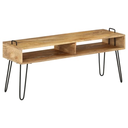 vidaXL - Tv-meubel - 110x35x45 - cm - massief - mangohout