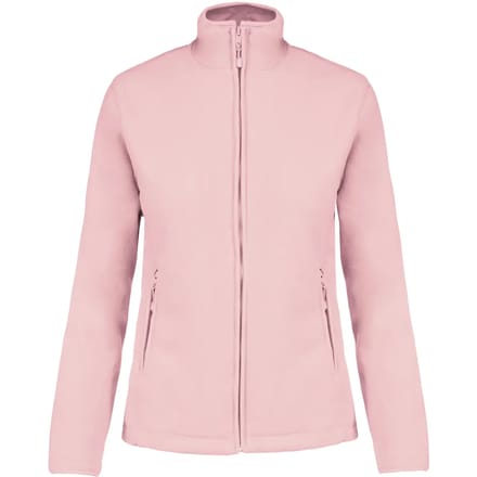 Kariban Microfleece met rits dames K907 - Pale Pink - 4XL