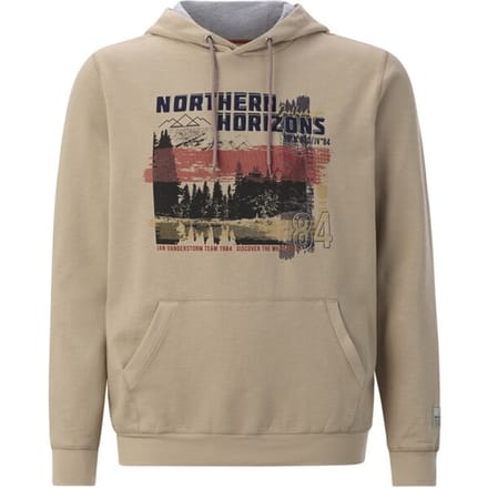 Jan Vanderstorm herren Sweatshirt - 68/70 - beige - Plus Size