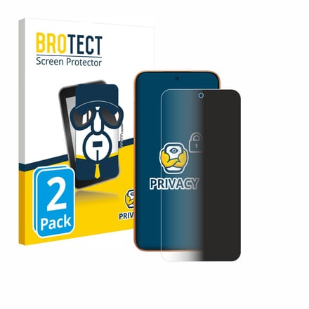 BROTECT - privacy screenprotector voor Xiaomi Redmi Turbo 5 Max - Folie Beschermfolie Blauwlichtfilter 2 Stuks