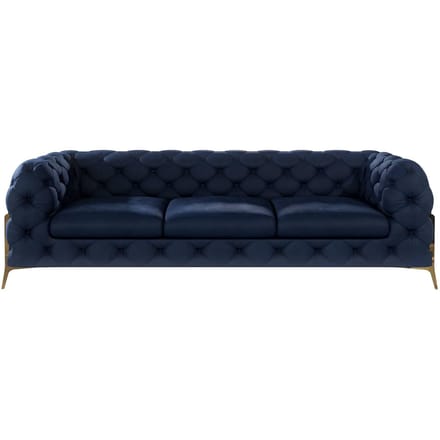 3-zitsbank Chelsea velvet | Ropez