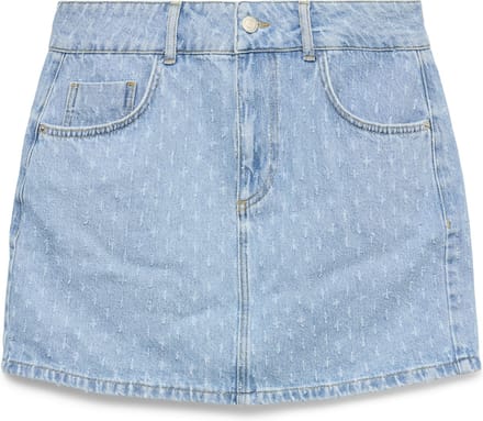 VERO MODA - VMNANCY HW MINI DENIM SKIRT EXP - Dames - Rokken