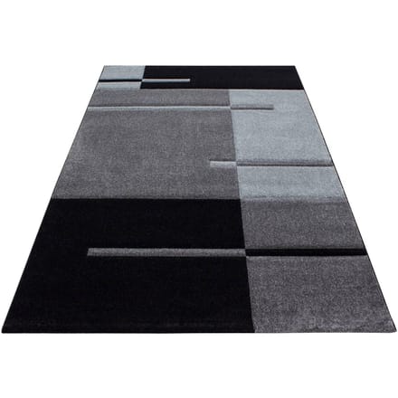 Hawaii Vloerkleed – Grijs – Laagpolig – Modern 3D-Design – 160x230 cm