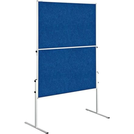 Presentatiebord Legamaster ECONOMY, vilt - opvouwbaar, blauw