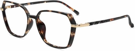 Blauwlichtfilter Bril - Computer bril - Schermtijd Verminderen - Anti-glare coating - Vierkant Montuur - Transparant