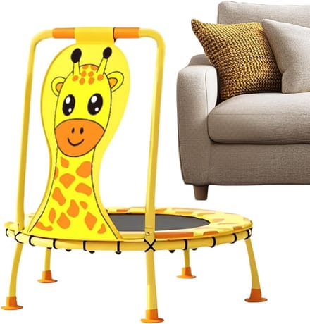 Mini Trampoline - Kinder trampoline - Actief spelen - Giraffenpatroon - 100 cm - Niet gespecificeerd