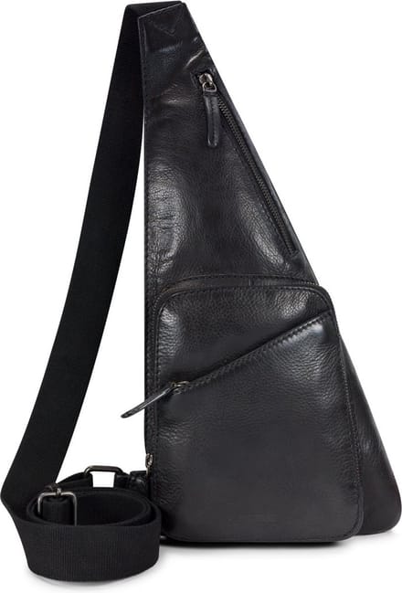 Bag2Bag - Cayo - Crossbody - Rugzak - Leer - Black
