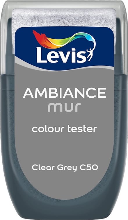 Levis - Muurverf Kleurtester Mat Mix - Clear Grey C50 - 30 ML