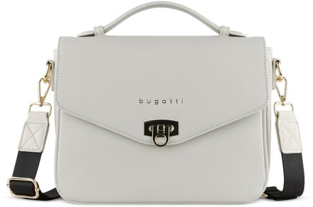 bugatti schoudertas handtas Ella Classic Bag Beige Saffiano