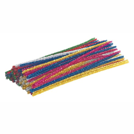Colorations chenilledraad glitter knutselset - 100 stuks multi.