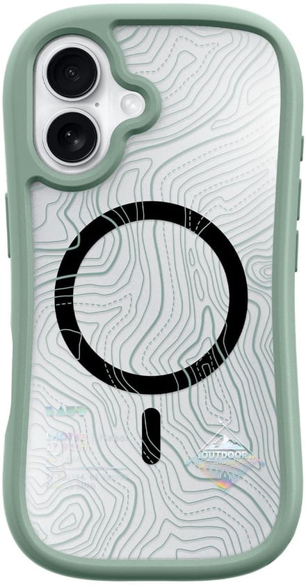 Laut Pop Adventure for iPhone 16, Silt Green