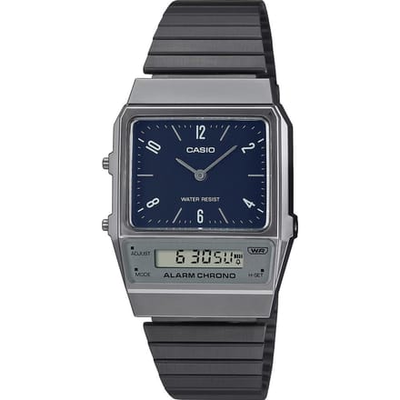 Casio Casio Collection Vintage AQ-800EB-2AEF Horloge - Staal - Grijs - Ø 35 mm