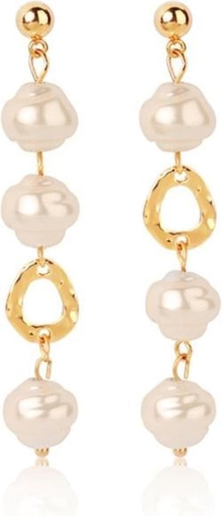 LGT Jewels Dameshangers Hangers met Drievoudige Parel
