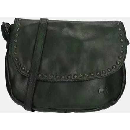 Bear Design crossbody tas studs green