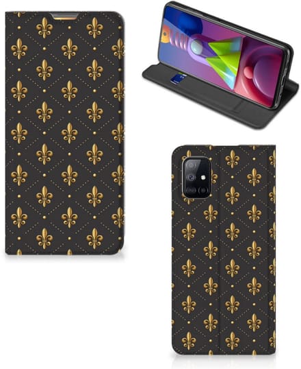 Samsung Galaxy M51 Hoesje met Magneet Franse Lelie