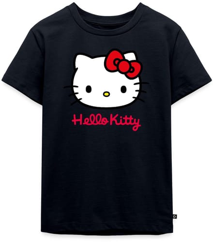 Hello Kitty Klassiek Portret Hello Kitty Tekst Premium T Shirt Kinderen