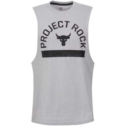 Under Armour Heren Project Rock Graphic Tanktop (Grijs)