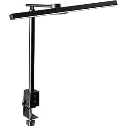 LED bureaulamp met klem - dimbaar, 3 kleurtemperaturen, CRI 95, USB, 7 W, 230 V, aluminium zwart