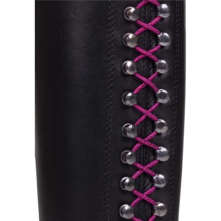 QHP Elastische Lange Glitter Veters Roze - One size