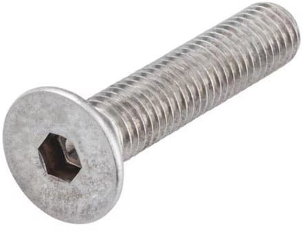 Binnenzeskantbout Senkschraube mit Innensechskant ISO 10642, Edelstahl A2-070, blank