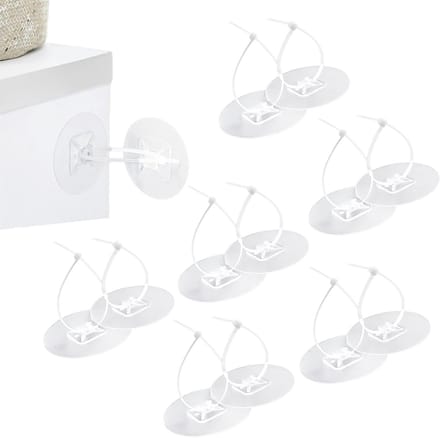 Solidchoice - 12 Stuks Meubelverankering Straps voor Kindveiligheid