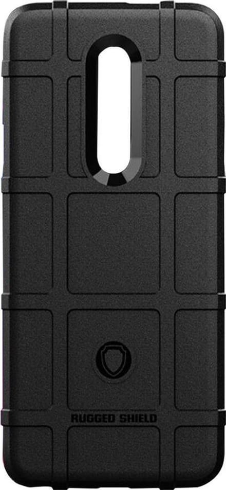 Shop4 - OnePlus 7 Hoesje - Extreme Back Case Zwart