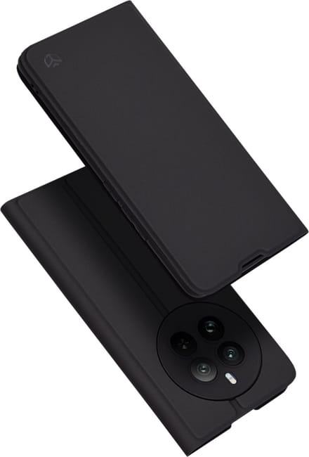 Hoesje geschikt voor Realme 12 Pro/12 Pro Plus - Techsuit Magskin Book Wallet Case - Zwart