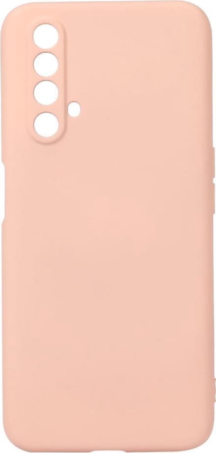 Shop4 - Realme X3 SuperZoom Hoesje - Zachte Back Case Mat Licht Roze