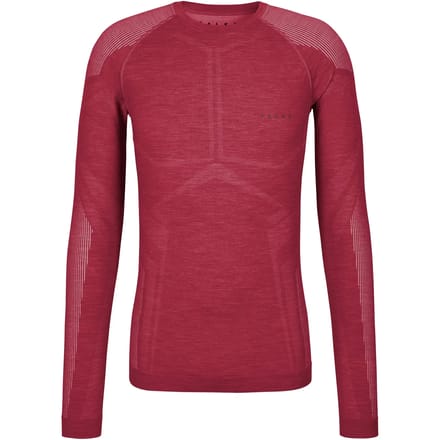 FALKE Wool-Tech Light warme en koude temperatur wol functioneel materiaal Top van onderlaag heren rood - maat M