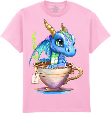 Draak Hot Tea Dragon The Coloured House T-shirt M
