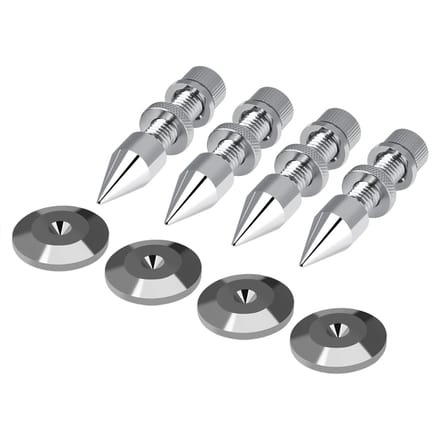 4 Stuks Luidspreker Spike Isolatie Spikes Stand Voet HiFi Luidspreker Schokbestendige Kegel Basis Pads
