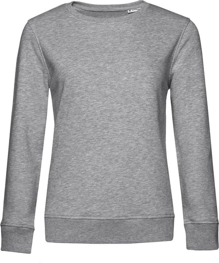 B&C Dames/dames Organic Sweatshirt (Grijze Heide)