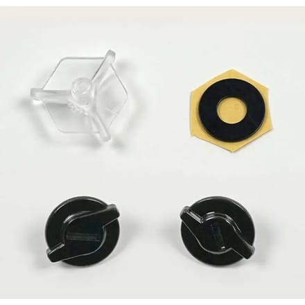 Motorhelm vizier schroeven Arai MX-V/VX-3/VX-Pro Jr/Penta