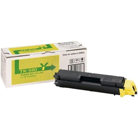 Kyocera - TK-580Y - Tonercartridge - 1 stuk - Origineel - Geel