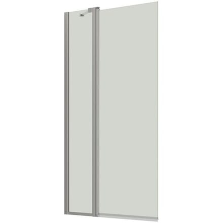 Dansani Match hinged bath door with fixed part 97 x 155 with clear glass H100-01