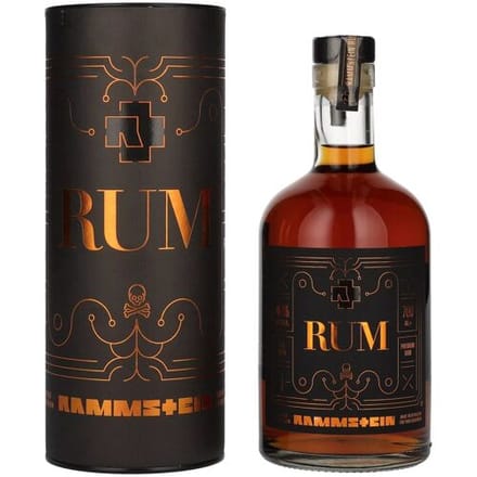 Rammstein Merchandising Rammstein Premium Rum 40% Vol. 0,7l in geschenkverpakking