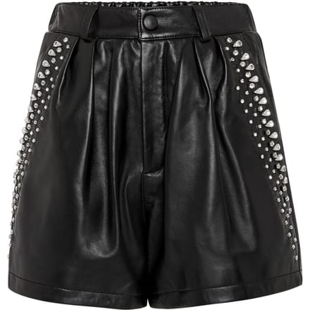 Leren Korte Broek