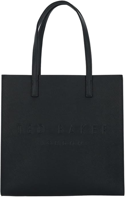 Ted Baker schoudertas Soocon Crosshatch Icon Bag Black zwart