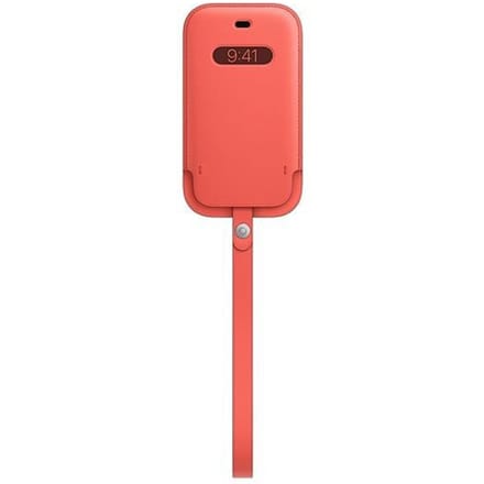 Apple - Leren hoesje met Koord - MagSafe - iPhone 12 Pro / 12 - roze