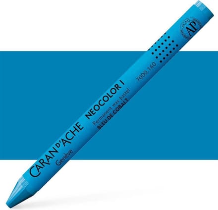Caran d´Ache Neocolor I Permanente Waskrijt | Kobaltblauw (160)