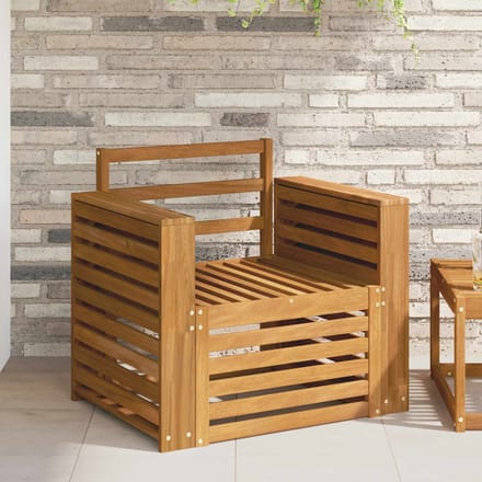 vidaXL - Buiten - bank - set - Massief - Acacia - Hout